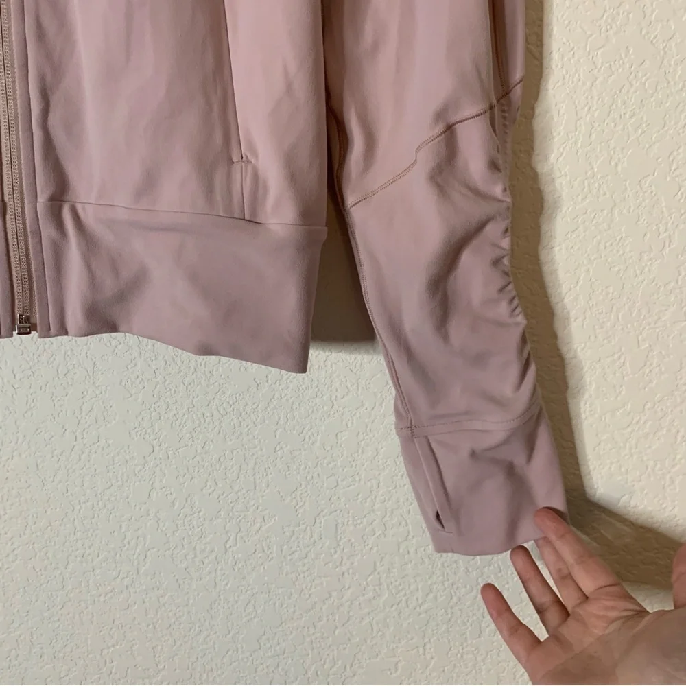 Lululemon womens pink the lab essential full zip jacket 6